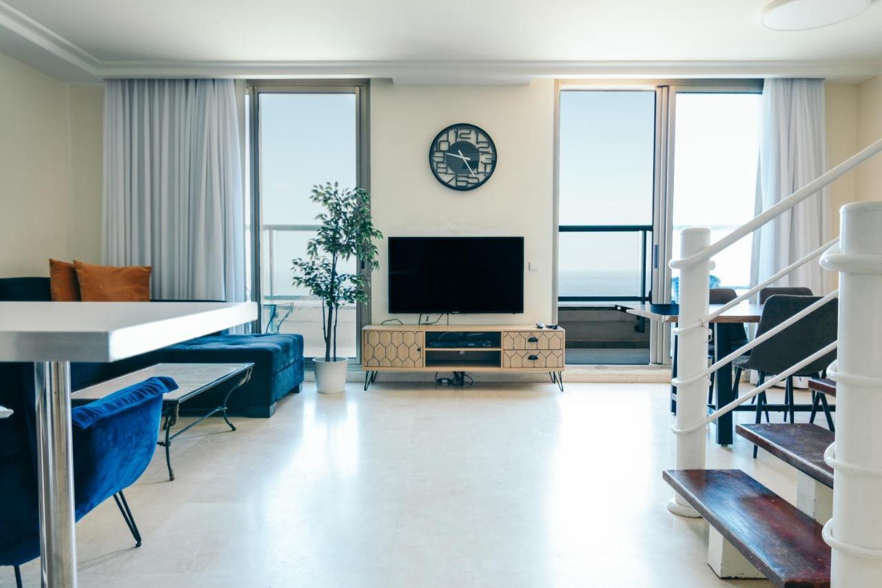 Almog Beach Apartments מגדלי חוף הכרמל חיפה المظهر الخارجي الصورة